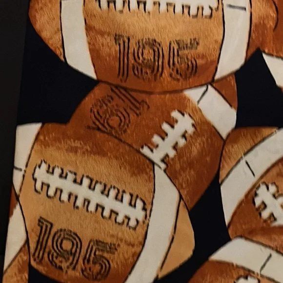 Football Necktie - Picture 2 of 4
